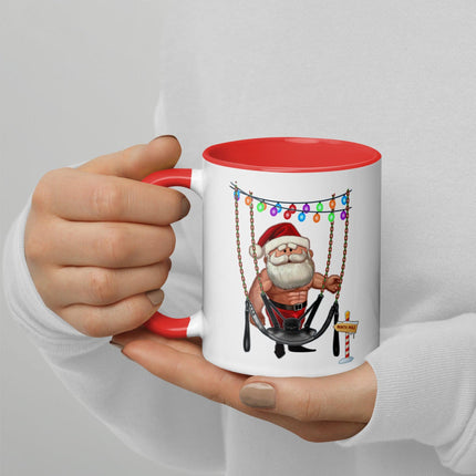 Santa's Swing (Christmas Mugs)-Christmas Mugs-Swish Embassy