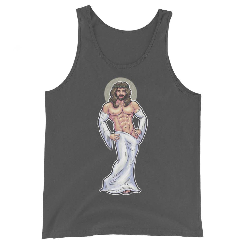 Sassy Jesus (Tank Top)-Tank Top-Swish Embassy