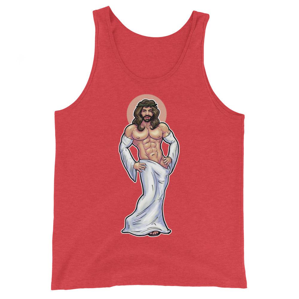 Sassy Jesus (Tank Top)-Tank Top-Swish Embassy