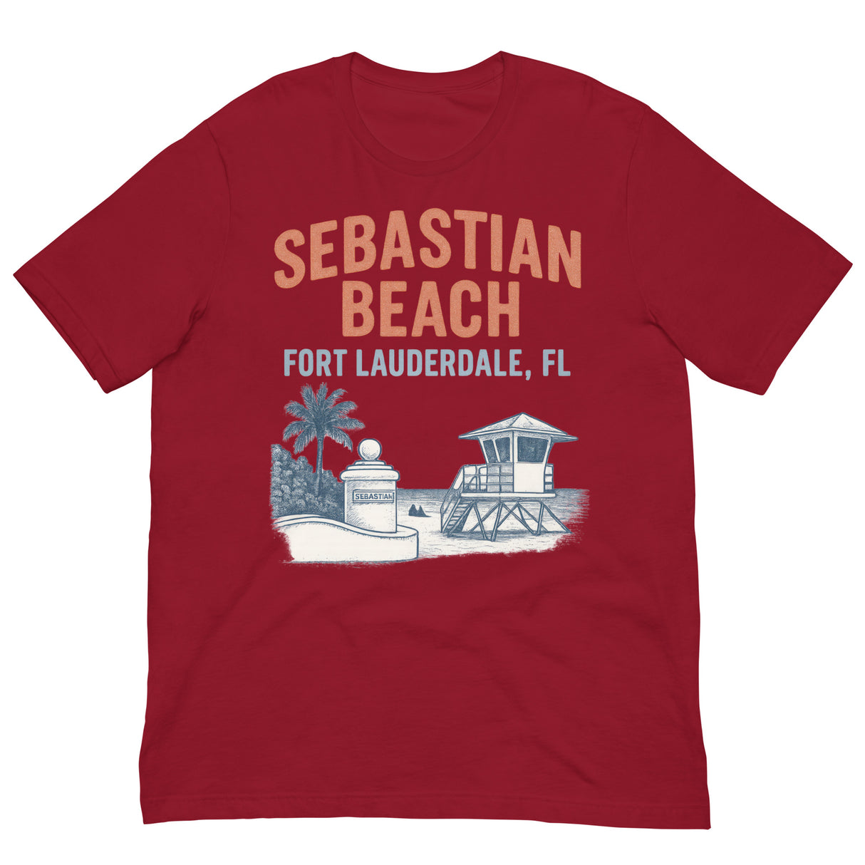 Sebastian Beach-T-Shirts-Swish Embassy