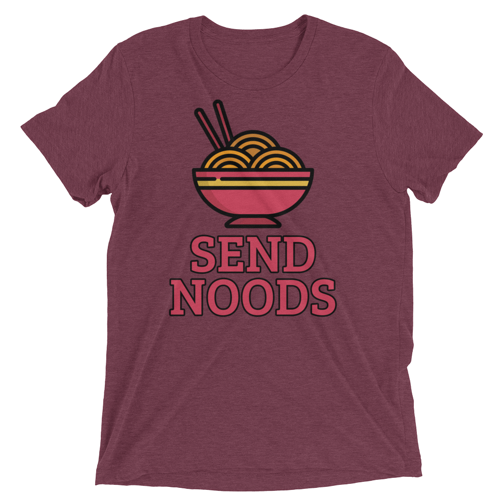 Send Noods (Triblend)-Triblend T-Shirt-Swish Embassy