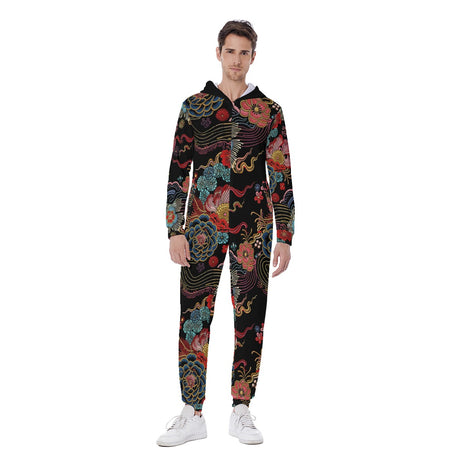 Sew Far Sew Zen (AOP Union Suit)-AOP Union Suit-Swish Embassy