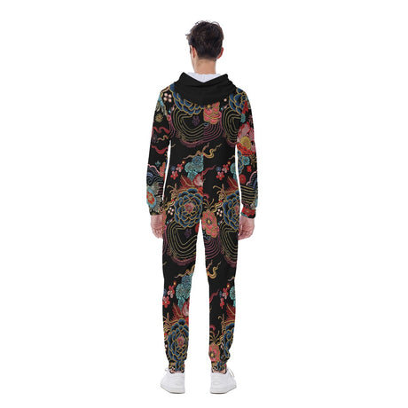 Sew Far Sew Zen (AOP Union Suit)-AOP Union Suit-Swish Embassy
