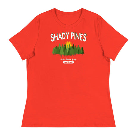 Shady Pines (Women's Relaxed T-Shirt)-Women's T-Shirts-Swish Embassy