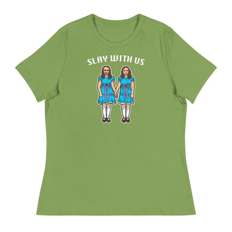 Slay With Us (Women's Relaxed T-Shirt)-Women's T-Shirts-Swish Embassy