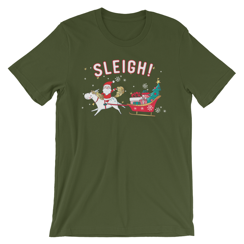 Sleigh-Christmas T-Shirts-Swish Embassy