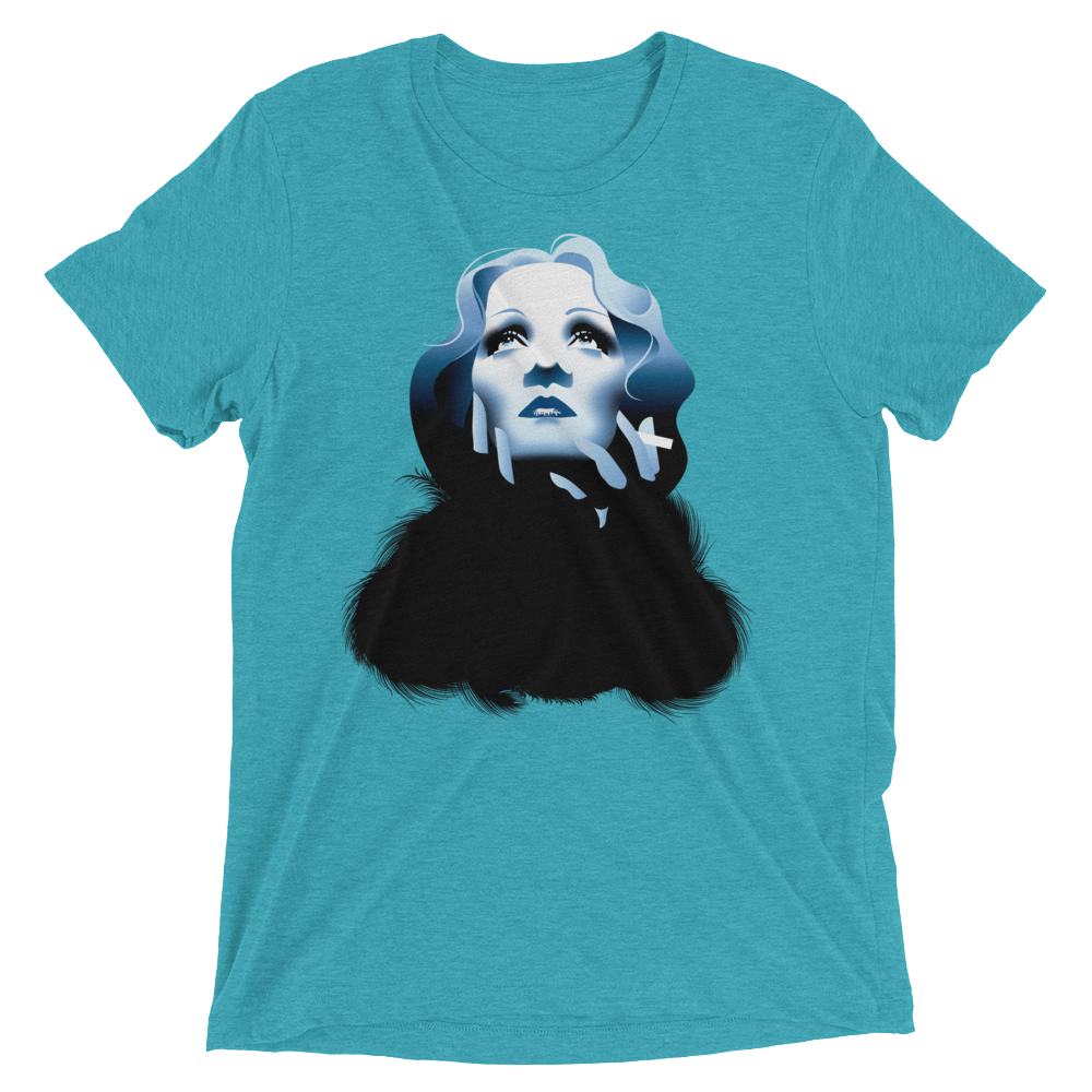 Smoking Marlene (Triblend)-Triblend T-Shirt-Swish Embassy