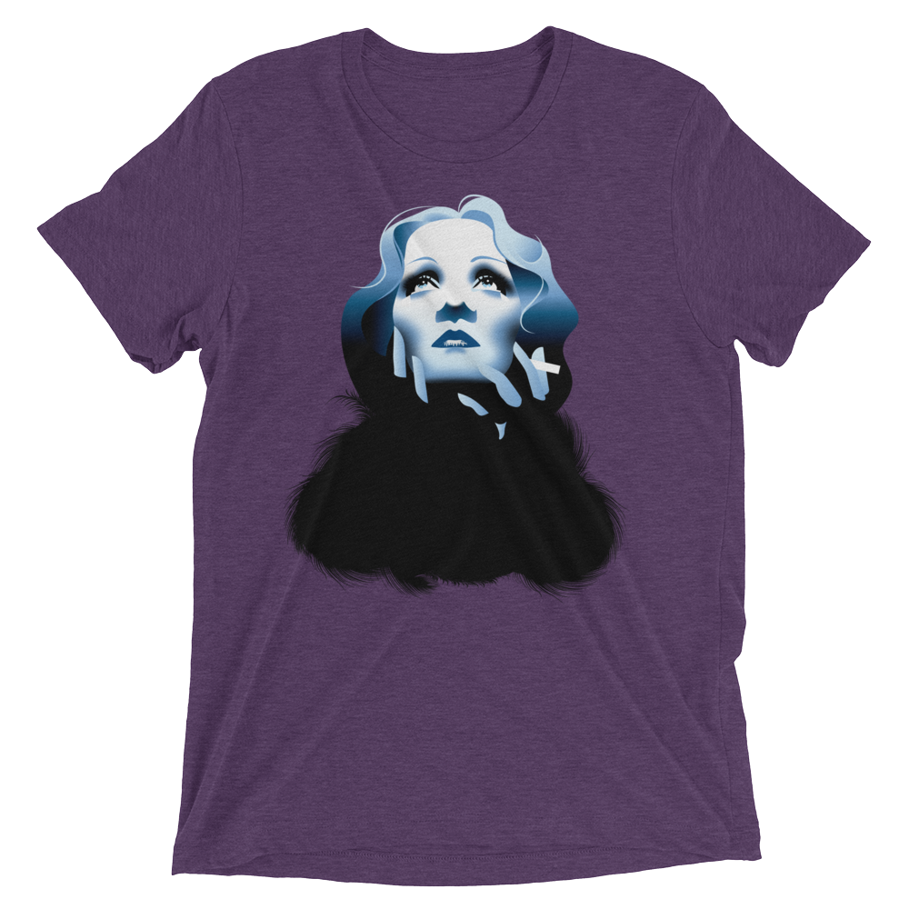 Smoking Marlene (Triblend)-Triblend T-Shirt-Swish Embassy