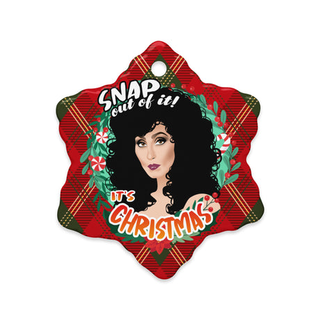 Snap Out of It It's Xmas (Ceramic Ornament)-Swish Embassy