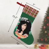 Snap out of Xmas (Sequin Christmas Stocking)-Christmas Stockings-Swish Embassy
