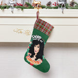 Snap out of Xmas (Sequin Christmas Stocking)-Christmas Stockings-Swish Embassy