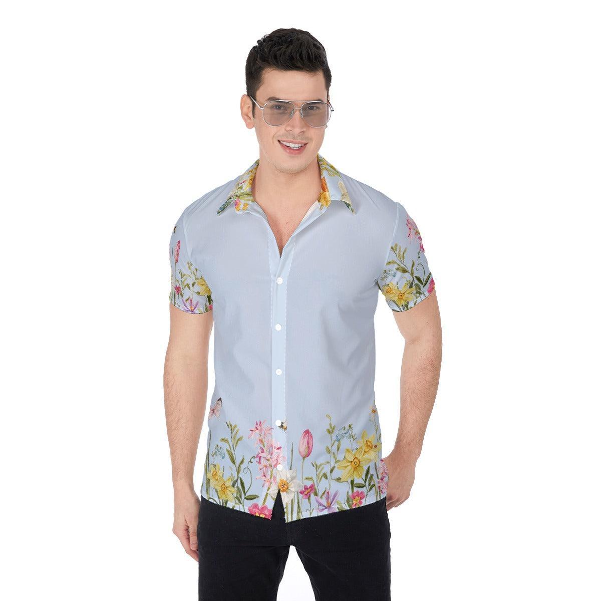 Spring In Your Step (Button Shirt)-Button Shirt-Swish Embassy