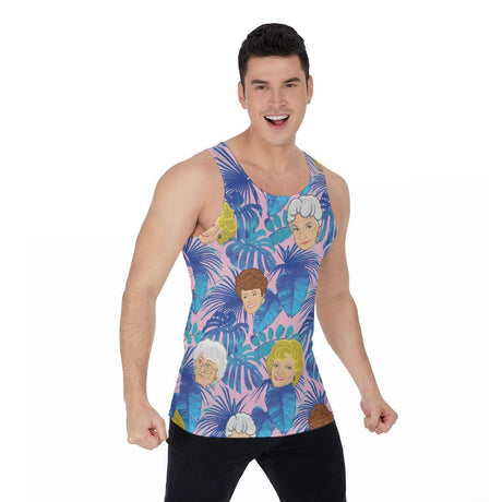 Stay Golden (Allover Tank Top)-Allover Tank Top-Swish Embassy