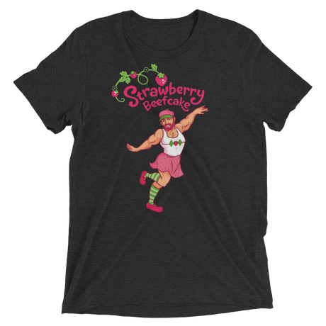 Strawberry Beefcake (Triblend)-Triblend T-Shirt-Swish Embassy