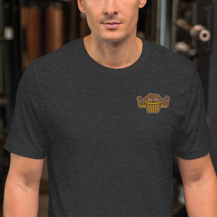 Stud Muffin (Embroidered)-Embroidered T-Shirts-Swish Embassy