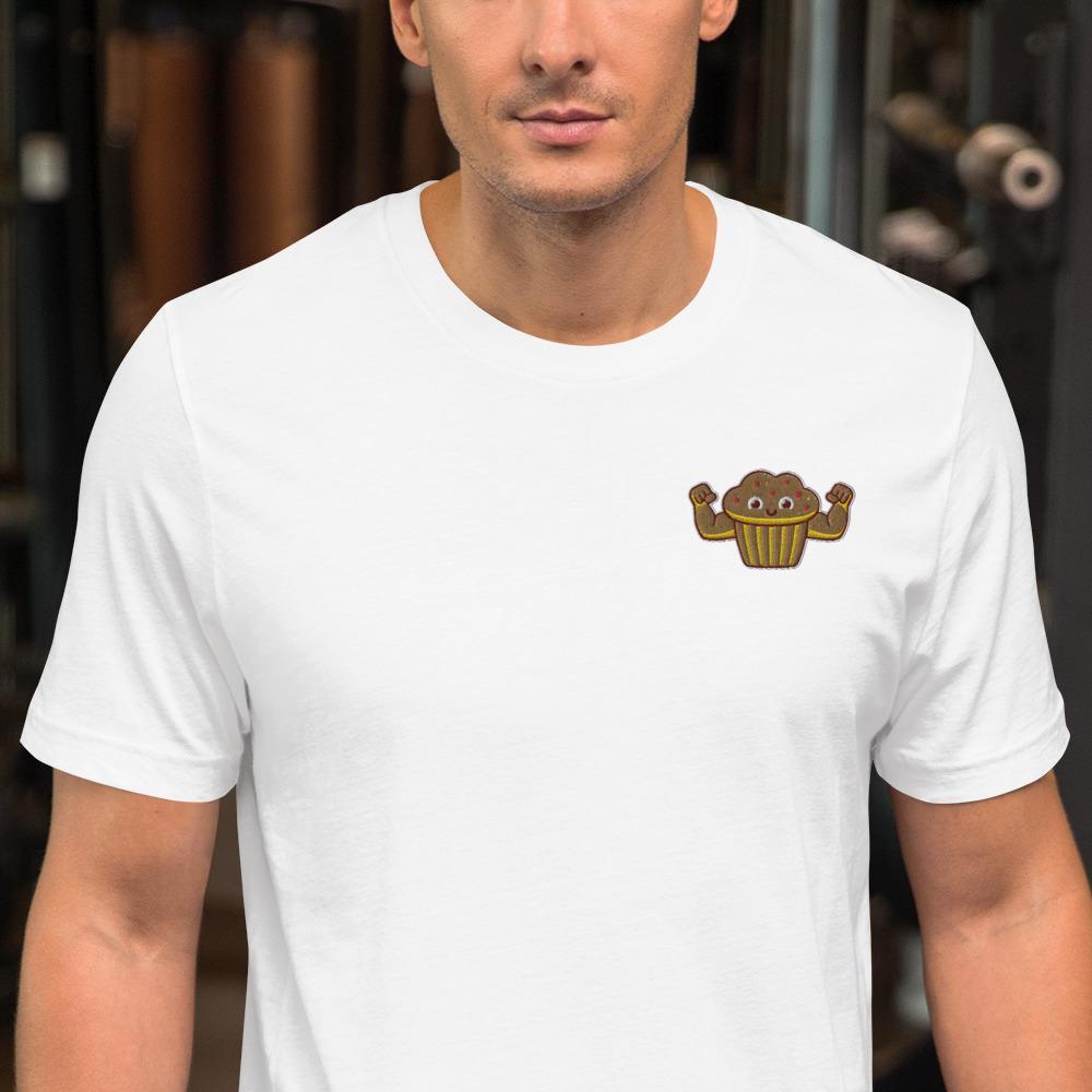 Stud Muffin (Embroidered)-Embroidered T-Shirts-Swish Embassy