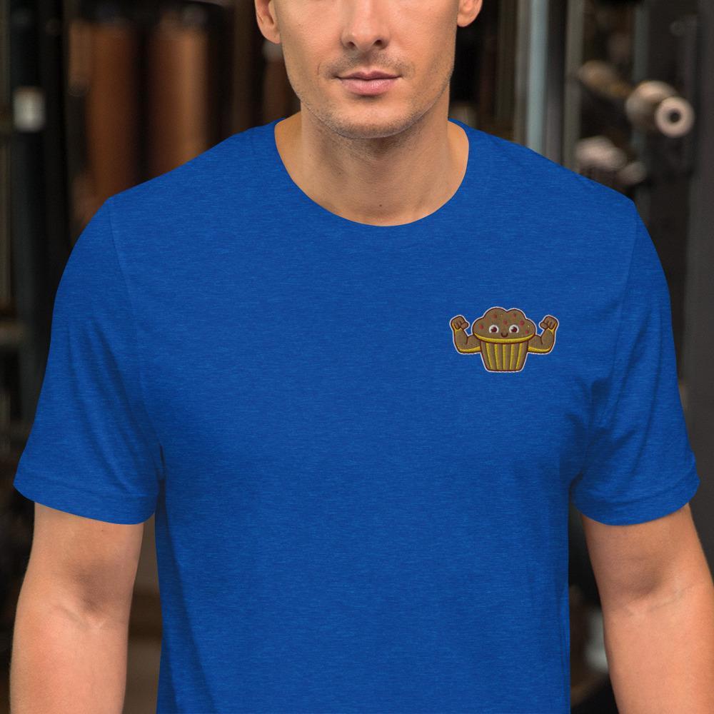 Stud Muffin (Embroidered)-Embroidered T-Shirts-Swish Embassy