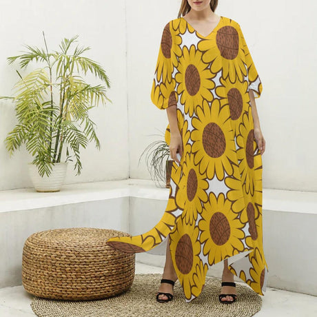 Sunflower (Kaftan)-Kaftan-Swish Embassy