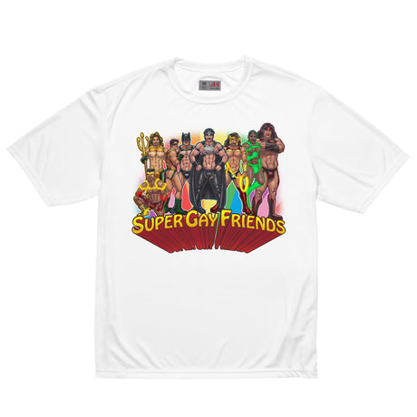 Supergay Friends (Performance Shirt)-Performance Shirt-Swish Embassy