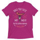 Tasty Meat (Triblend)-Triblend T-Shirt-Swish Embassy