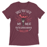 Tasty Meat (Triblend)-Triblend T-Shirt-Swish Embassy