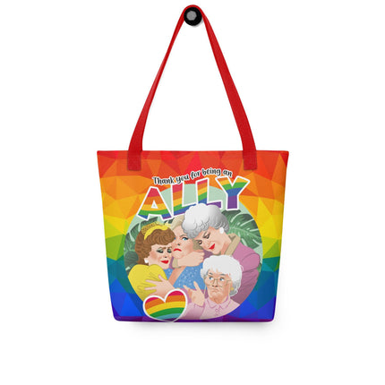 Thank You For Being An Ally (Tote bag)-Bags-Swish Embassy