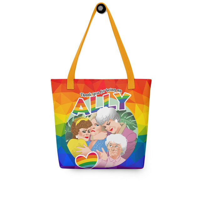 Thank You For Being An Ally (Tote bag)-Bags-Swish Embassy