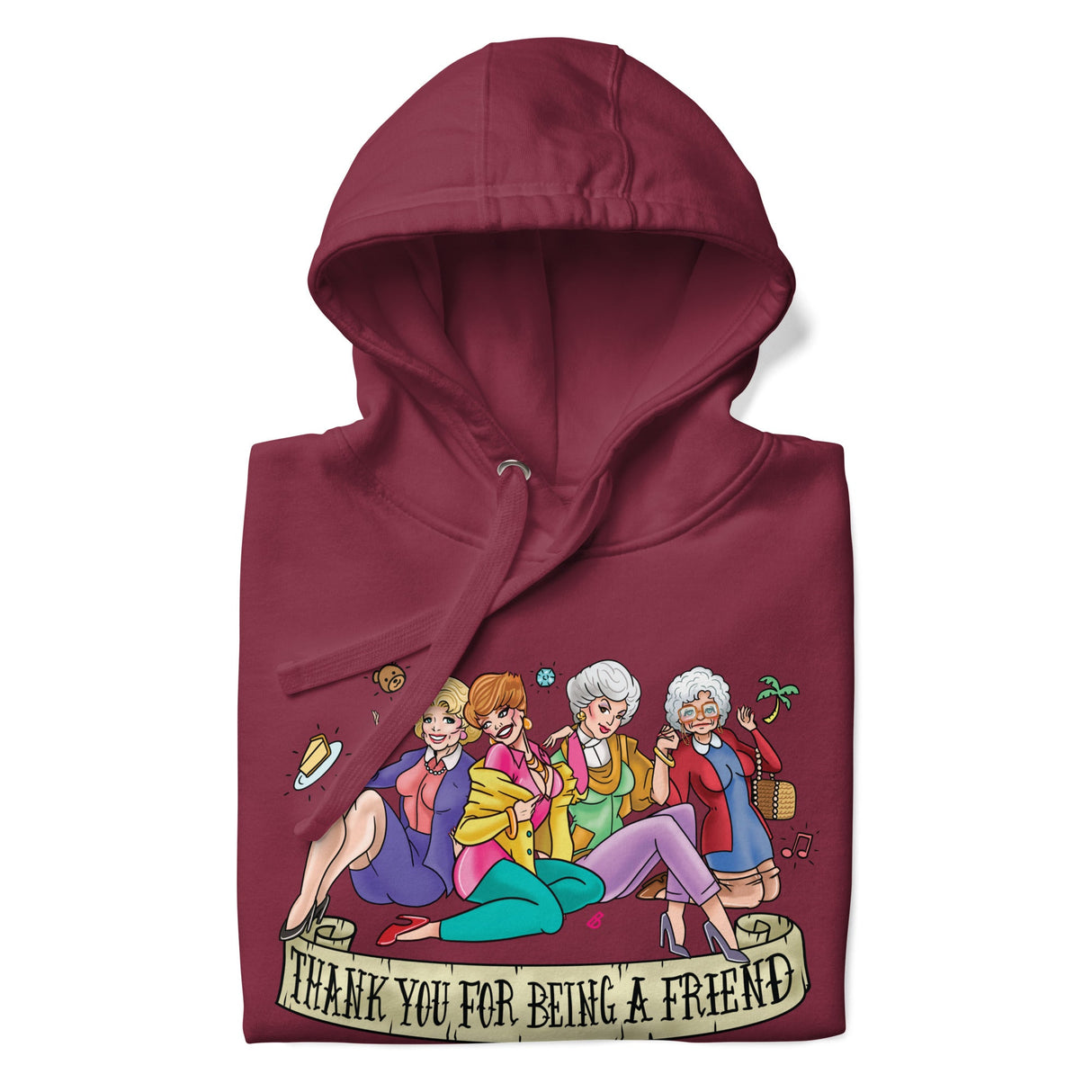 Thank You for Being a Pin-Up (Hoodie)-Hoodie-Swish Embassy