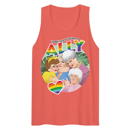 Thank You for Being an Ally (Tank Top)-Tank Top-Swish Embassy