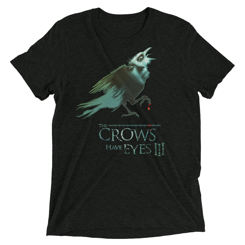 The Crows Have Eyes (Triblend)-Triblend T-Shirt-Swish Embassy