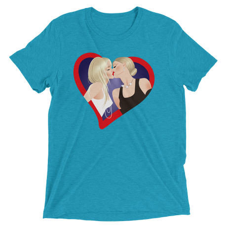 The Kiss (Triblend)-Triblend T-Shirt-Swish Embassy