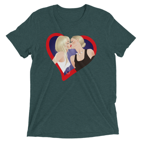 The Kiss (Triblend)-Triblend T-Shirt-Swish Embassy