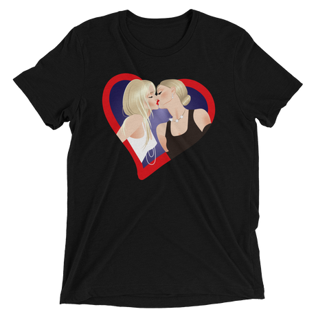 The Kiss (Triblend)-Triblend T-Shirt-Swish Embassy