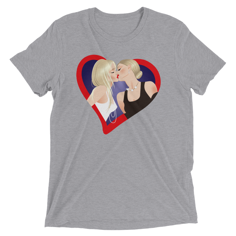 The Kiss (Triblend)-Triblend T-Shirt-Swish Embassy