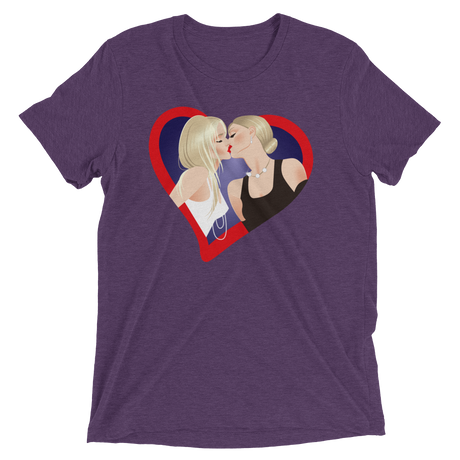 The Kiss (Triblend)-Triblend T-Shirt-Swish Embassy