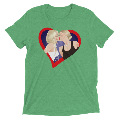 The Kiss (Triblend)-Triblend T-Shirt-Swish Embassy