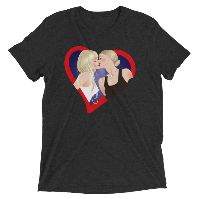 The Kiss (Triblend)-Triblend T-Shirt-Swish Embassy