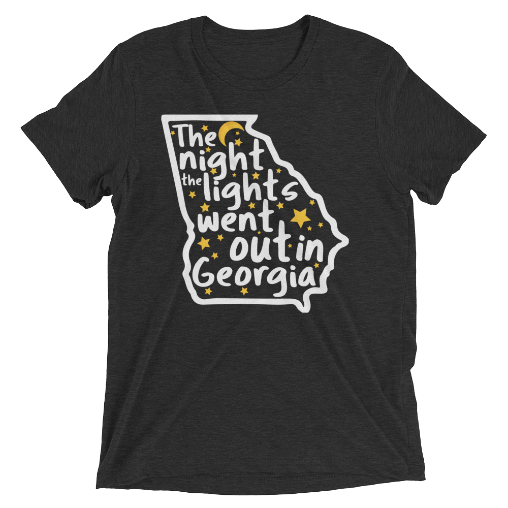 The Night the Lights Went Out in Georgia (Triblend)-Triblend T-Shirt-Swish Embassy