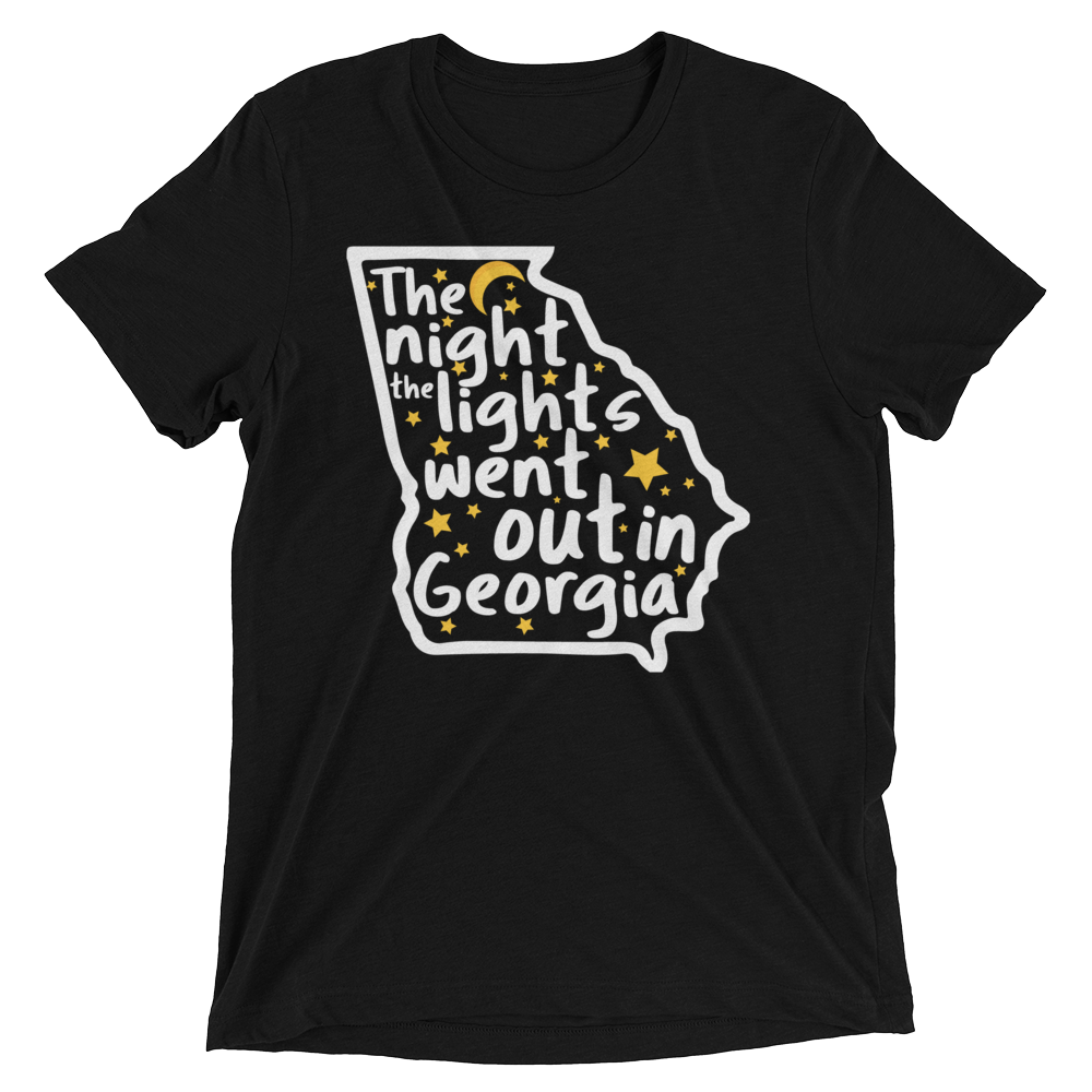 The Night the Lights Went Out in Georgia (Triblend)-Triblend T-Shirt-Swish Embassy