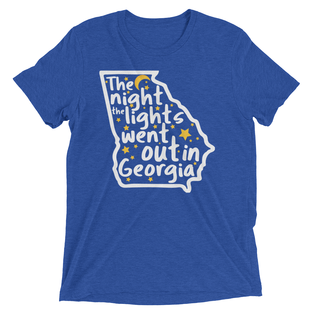 The Night the Lights Went Out in Georgia (Triblend)-Triblend T-Shirt-Swish Embassy