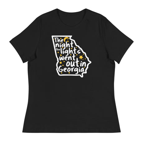 The Night the Lights Went out in Georgia (Women's Relaxed T-Shirt)-Women's T-Shirts-Swish Embassy