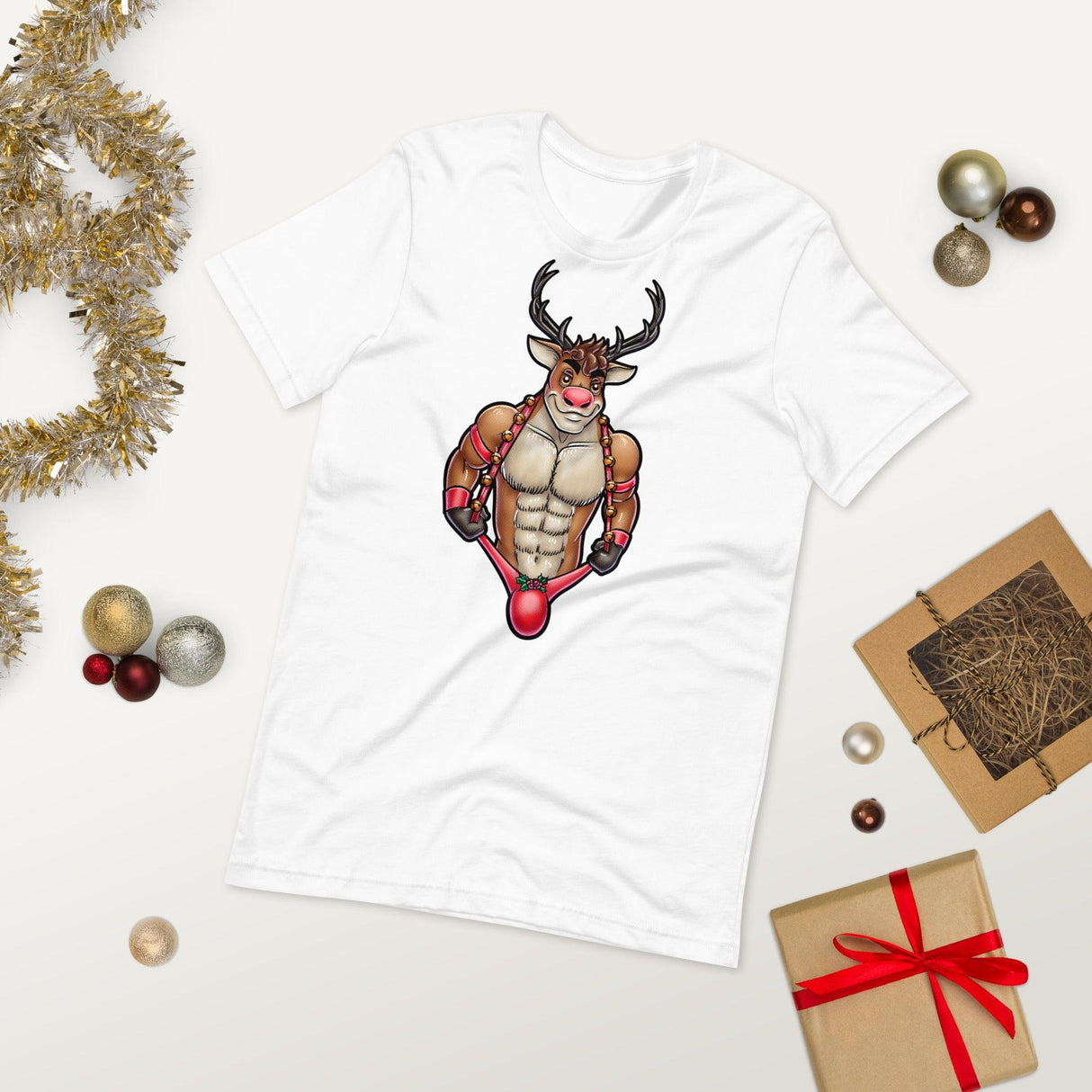 Then All the Reindeer Loved Him-T-Shirts-Swish Embassy