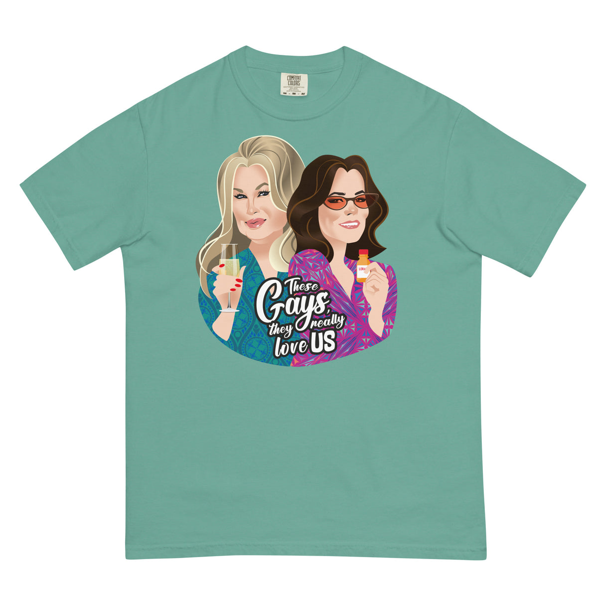 These Gays Love Us (Boxy Tee)-Boxy T-Shirt-Swish Embassy