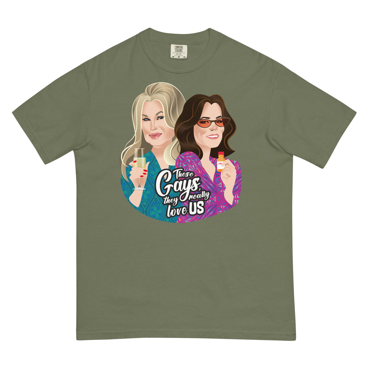 These Gays Love Us (Boxy Tee)-Boxy T-Shirt-Swish Embassy