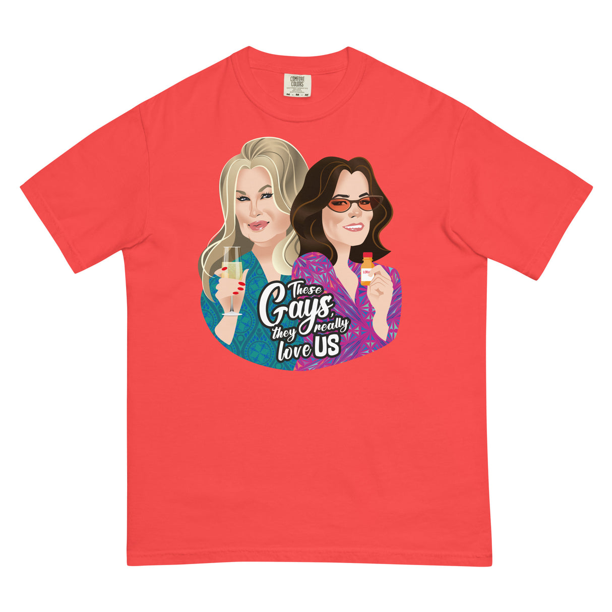 These Gays Love Us (Boxy Tee)-Boxy T-Shirt-Swish Embassy