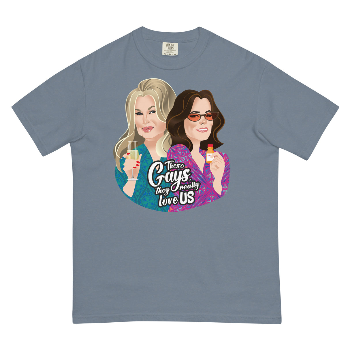 These Gays Love Us (Boxy Tee)-Boxy T-Shirt-Swish Embassy