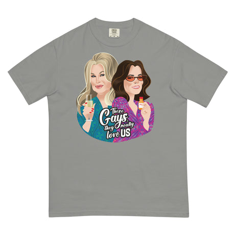 These Gays Love Us (Boxy Tee)-Boxy T-Shirt-Swish Embassy