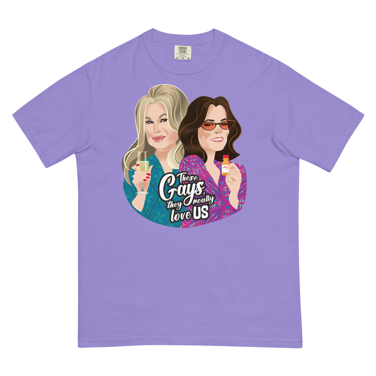 These Gays Love Us (Boxy Tee)-Boxy T-Shirt-Swish Embassy