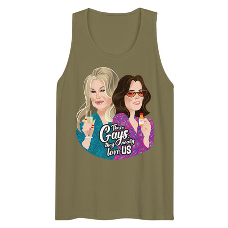 These Gays Love Us (Tank Top)-Tank Top-Swish Embassy