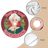 Tinsel for XMas (Tree Skirt)-Tree Skirts-Swish Embassy